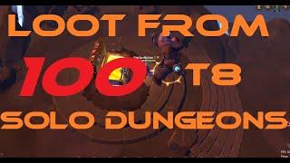 Albion Online - Loot from 100 Tier 8 Solo Dungeons