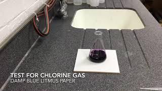 Chemical Tests: Chlorine gas