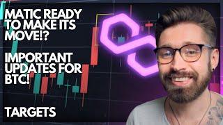 POLYGON PRICE PREDICTION 2022MATIC LOOKS READY TO MAKE A MOVE! - IMPORTANT UPDATES FOR BTC! 