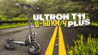 Электросамокат Ultron T11 plus, замер разгона 0-60 км\ч по Dragy