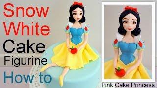 Snow White Cake Figurine how to by Pink Cake Princess