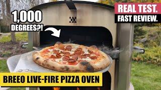 FAST REVIEW | Breeo LIVE-FIRE Pizza Oven Soars in Temps