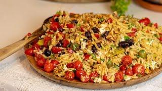 Summertime Mediterranean Orzo Salad