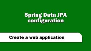 How to setup Spring Data JPA to use in-memory database