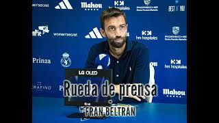 Declaraciones Fran Beltrán, Mister del Marbella FC, previas al partido de Copa vs Atletico Madrid