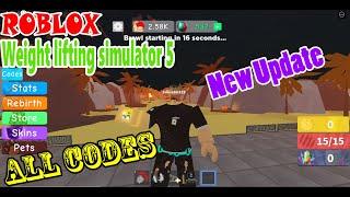 All Working Codes Of Weight Lifting Simulator 5 Roblox (New Halloween Codes)