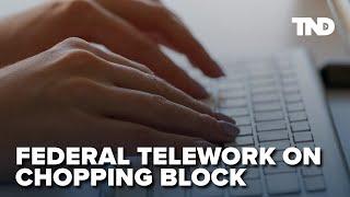 Telework for federal employees on the chopping block as government efficiency talks continue