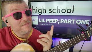 high school - Lil Peep Guitar Tutorial (Beginner Lesson!)