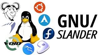 (GNU plus) Linux Slander Meme