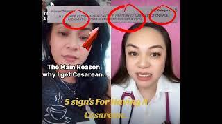 Top 5 Reason Why Pregnant woman Undergoes on Cesarean Section | Main Reason Why I Had Cesarean.