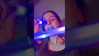 ASMR Eye Exam with Lights Only  #asmr #asmrlighttriggers
