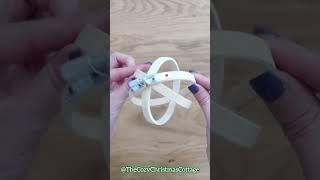 Quick Christmas Ornament Craft #christmas #craft #shorts #thecozychristmascottage