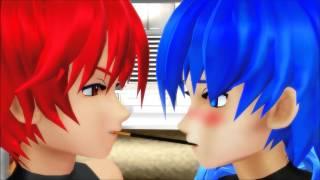 【MMD Original】 Akaito x Kaito - Pocky Game