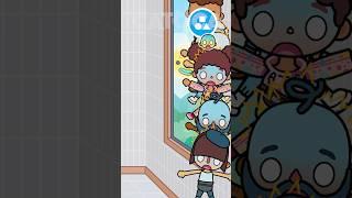 Glitch with sticking to the wall in Toca Boca #tocaboca