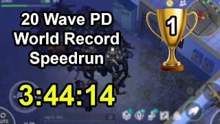 20 Wave PD speedrun World Record / Blackport PD Speedrun / #lastdayonearth #ldoe