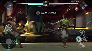 Shadow Fight 3 - Epilogue - June | June VS Emperor - CALM DOWN | Watch how to defeat Emperor