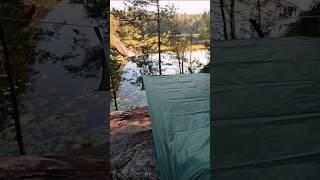 Overnight at the lake. #survival #outdoors  #hiking #camping #wilderness #backpacking #bushcraft