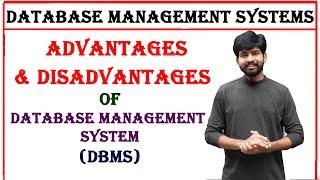 advantages and disadvantages of dbms | database management systems | unit 1 btech dbms | database