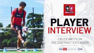  Caleb Watts on signing a new deal | Exeter City Football Club