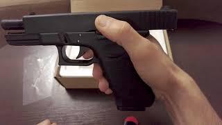 Как пользоваться пистолетом металл ZM 17 копия Глока Glock 18C, стреляет пульками 6 мм. Toten.com.ua