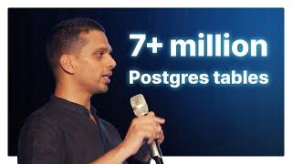 7+ million Postgres tables | Kailash Nadh | IndiaFOSS 2024 | FOSS United