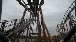 Onride: 'Iron claw' (MP express)  4K/POV 2023 - Movie park Germany