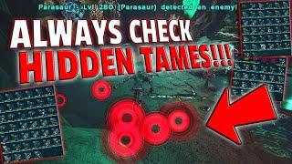 This is why you should ALWAYS check for HIDDEN buried tames! INSANE HIDDEN LOOT!!