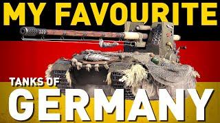 My TOP TANKS of GERMANY in World of Tanks!