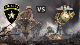 US Marines vs. US Army! Who would win? #usa #military #army