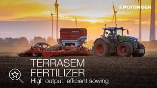 PÖTTINGER - TERRASEM FERTILIZER mulch seed drills with direct fertilisation - High output sowing