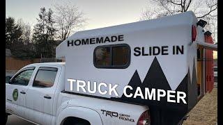 Homemade Slide in Truck Camper