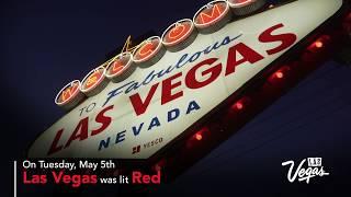 Las Vegas Goes Red for Hospitality Workers and the Spirit of Travel