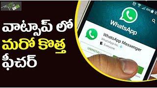 Whatsapp New Feature for Only Android Mobiles - Telugu Tech Guru