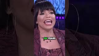 No wonder Tisha Campbell has a huge crack in her lower teeth—no one realizes it's