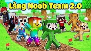 KHANGG MINECRAFT XÂY LÀNG NOOB TEAM 2.0 (TẬP 3) | XÂY NHÀ CHUỘT TV NÂNG CẤP NHÀ PIXEL VÀ NHÀ KIENRIC