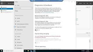 5. How To Configure Feedback & Diagnostics in Windows Server 2022 Desktop Experience