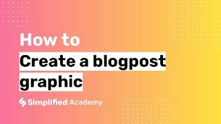 How to create a blog post graphic