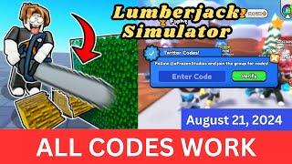 *All Codes Work* Lumberjack Simulator ROBLOX, August 21, 2024