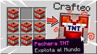 MINECRAFT pero podemos CRAFTEAR CUALQUIER ARMADURA  MIKECRACK MINECRAFT PERO #3