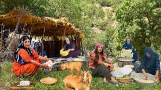 A Taste of Iran's Nomadic Lifestyle: Bread and Kebab in the Mountain Village