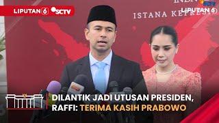 [FULL] Raffi Ahmad Dilantik Jadi Utusan Khusus Presiden, Ini Ucapan ke Presiden Prabowo | Liputan 6