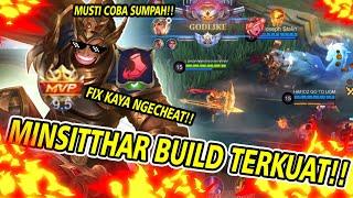 BUILD MINSITTHAR REVAMP TERSAKIT!! CURANG BANGET WOI INI BUILD BRUTAL!!  - Mobile Legends