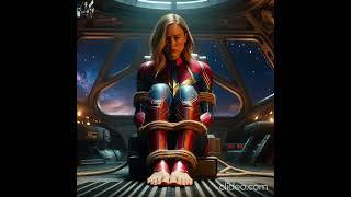Captain Marvel Defeated and Captured | Superheroine in Peril | Captain Marvel Defeated and Tied Up