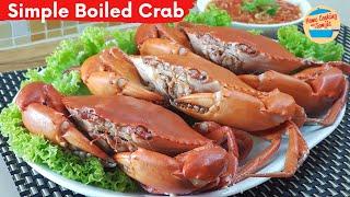 Boiled Crabs with Spicy Thai Peanut Sauce