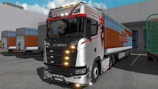 Euro Truck Simulator 2 Next Gen Scania 1.30 -  Limoges to Roscoff