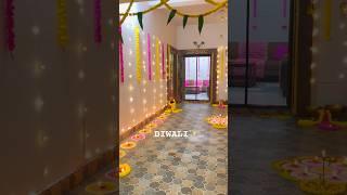 Diwali 2024 🪔 #diwali #diwalidecoration #festivedecoration #hometour #entrance #viralvideos