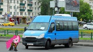 Поездка на микроавтобусе IVECO Daily (Нижегородец-2227UU) М 821 ВО 777 Маршрут № 528 Москва