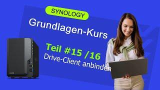 Synology Drive Client - Synchronisation herstellen - Synology-Komplettkurs 2023 #15