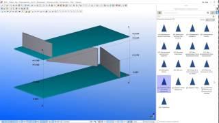 Tekla Structures. Приложение "Подгонка стены между плитами перекрытия."