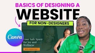 CANVA WEBSITE TUTORIAL for Non-Designers - CANVA WEBSITE DESIGN BASICS @careydigital